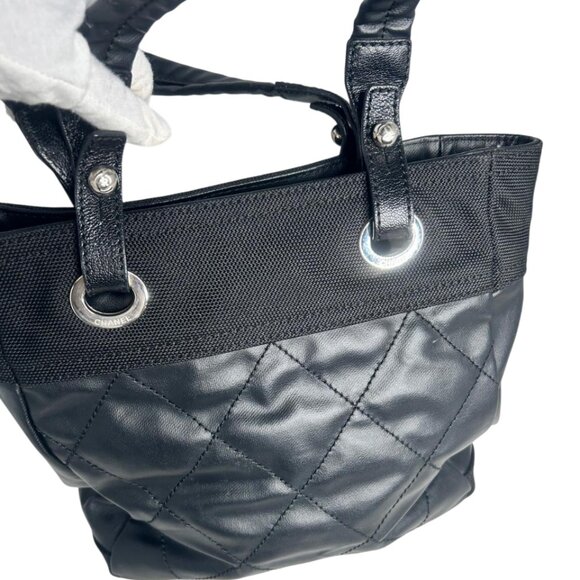 💎✨BEAUTIFUL✨💎AUTHENTIC CHANEL Tote Bag Black - Picture 4 of 16